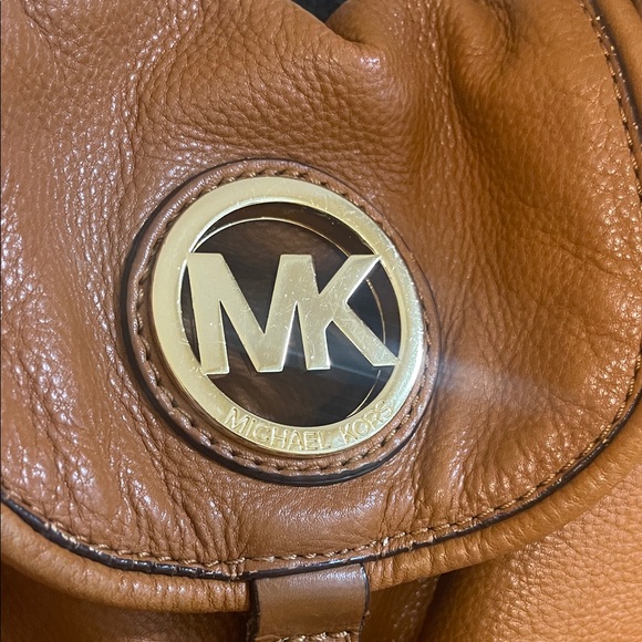 Michael Kors Brown Leather Shoulder Bag - Picture 3 of 12